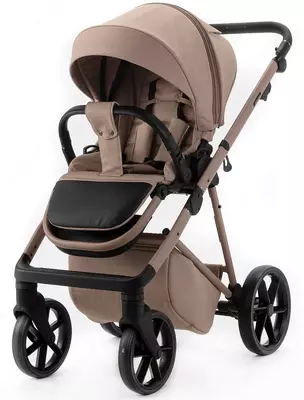 Bolalar aravachasi 2-in-1 "Adamex" Delta Natura DN-5-CAMEL (Polsha) Toʻq bej