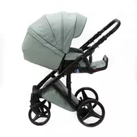 Bolalar aravachasi 2-in-1 "Adamex" Luciano Deluxe Q-114 (Polsha) Kulrang-yashil CHICCOBABY.UZ