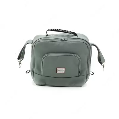 Детская коляска 2-в-1 "Adamex" Luciano Deluxe Q-114 (Польша) Серо-зеленая