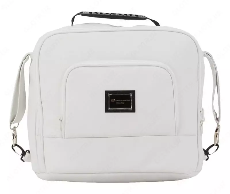 Bolalar aravachasi 2-in-1 "Adamex" Luciano Deluxe Q-107 (Polsha) Oq