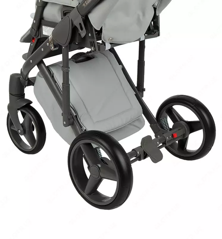 Bolalar aravachasi 2-in-1 "Adamex" Luciano Deluxe Q-101 (Polsha) Ochiq kulrang