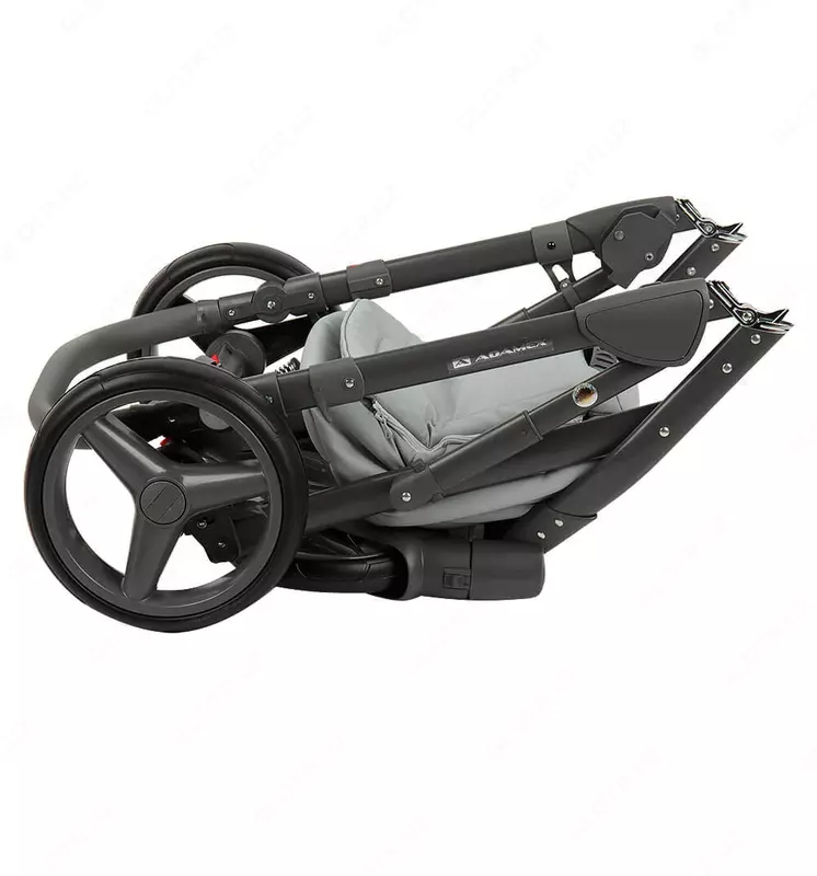 Bolalar aravachasi 2-in-1 "Adamex" Luciano Deluxe Q-101 (Polsha) Ochiq kulrang