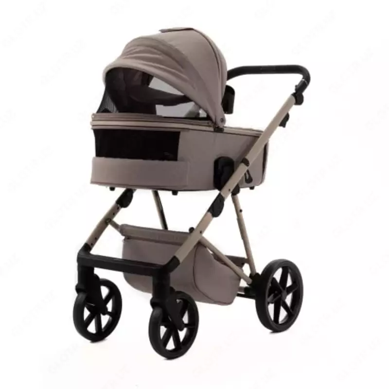 Bolalar aravachasi 2-in-1 "Adamex" ALFA NATURE Cappuccino (Polsha) Cappuccino