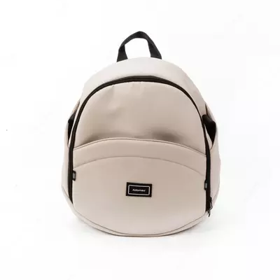 Детская коляска 2-в-1 "Adamex" Blanc Standart PS18 (Польша) Светло-бежевая