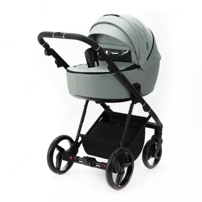Детская коляска 2-в-1 "Adamex" Blanc Standart PS122 (Польша) Мята