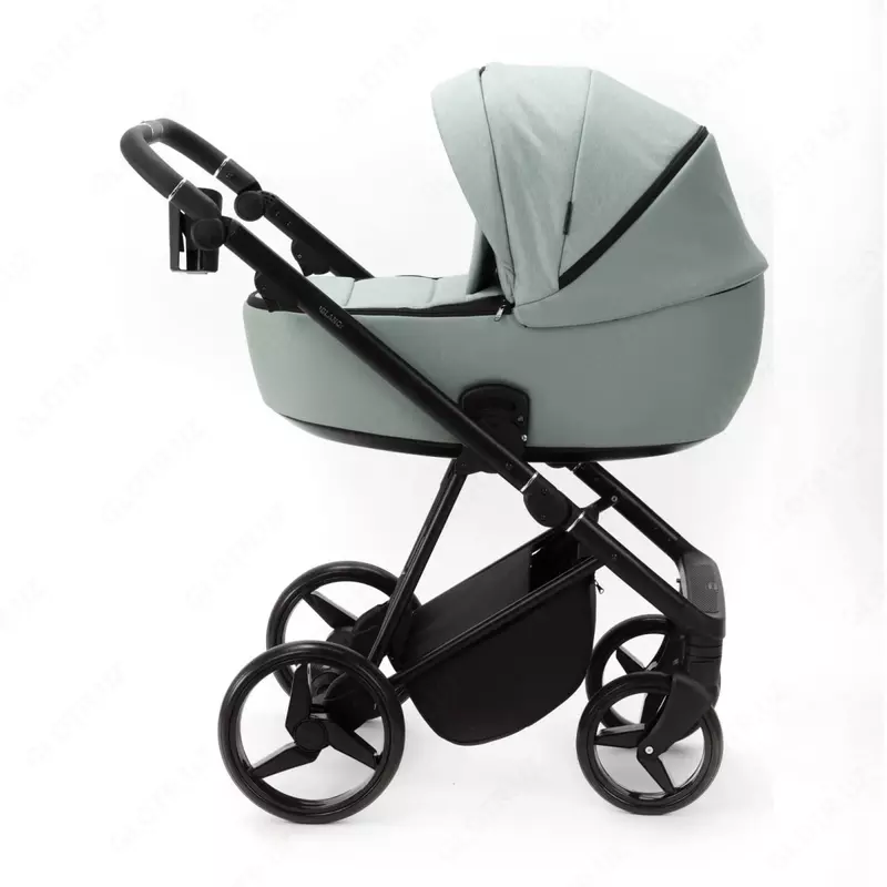 Детская коляска 2-в-1 "Adamex" Blanc Standart PS122 (Польша) Мята