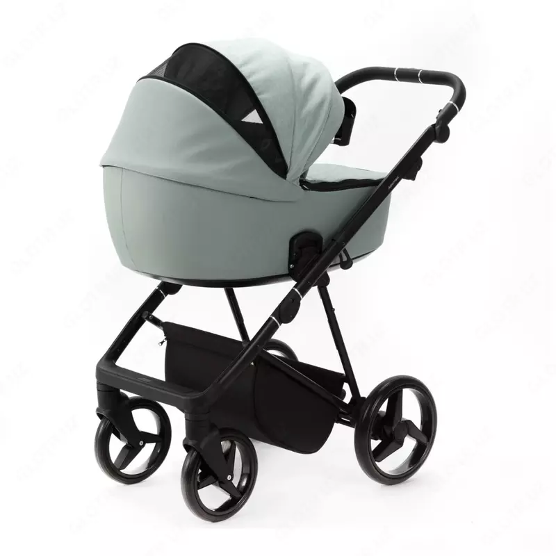 Детская коляска 2-в-1 "Adamex" Blanc Standart PS122 (Польша) Мята