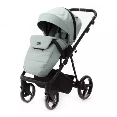 Детская коляска 2-в-1 "Adamex" Blanc Standart PS122 (Польша) Мята