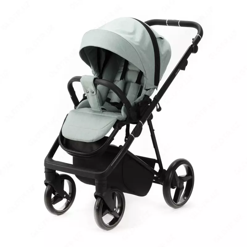 Детская коляска 2-в-1 "Adamex" Blanc Standart PS122 (Польша) Мята