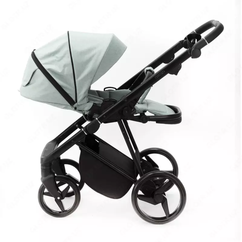Детская коляска 2-в-1 "Adamex" Blanc Standart PS122 (Польша) Мята
