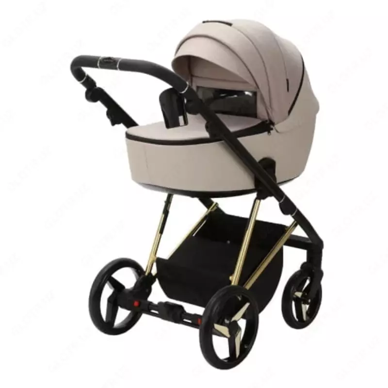 Детская коляска 2-в-1 "Adamex" BLANC Special Edition PS532 (Польша) Бежевая