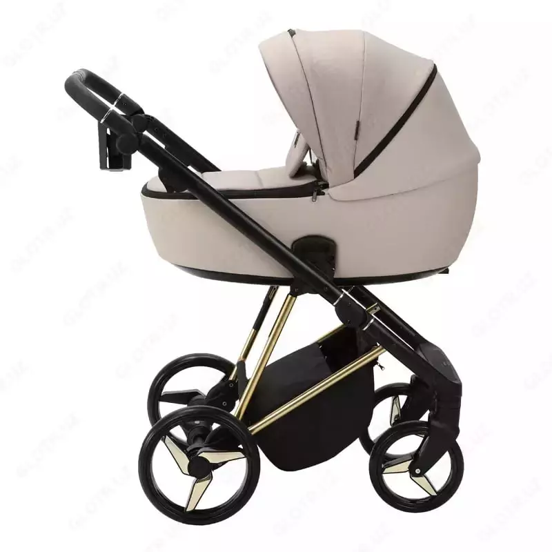 Детская коляска 2-в-1 "Adamex" BLANC Special Edition PS532 (Польша) Бежевая