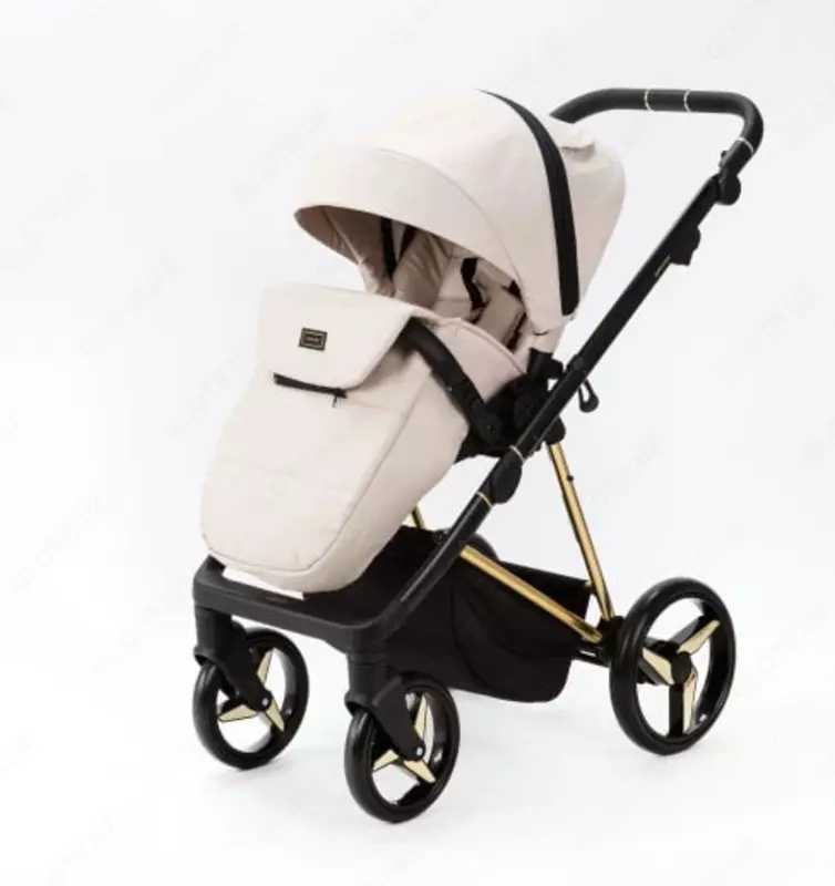 Детская коляска 2-в-1 "Adamex" BLANC Special Edition PS532 (Польша) Бежевая