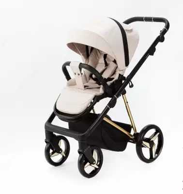 Bolalar aravachasi 2-in-1 "Adamex" BLANC Special Edition PS532 (Polsha) Bej