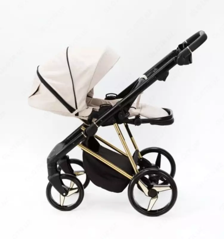 Детская коляска 2-в-1 "Adamex" BLANC Special Edition PS532 (Польша) Бежевая