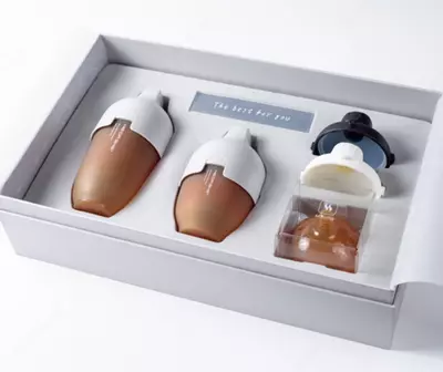 Премиальный подарочный набор детских бутылочек HEORSHE Ultra Wide Neck Premium Gift Set белый