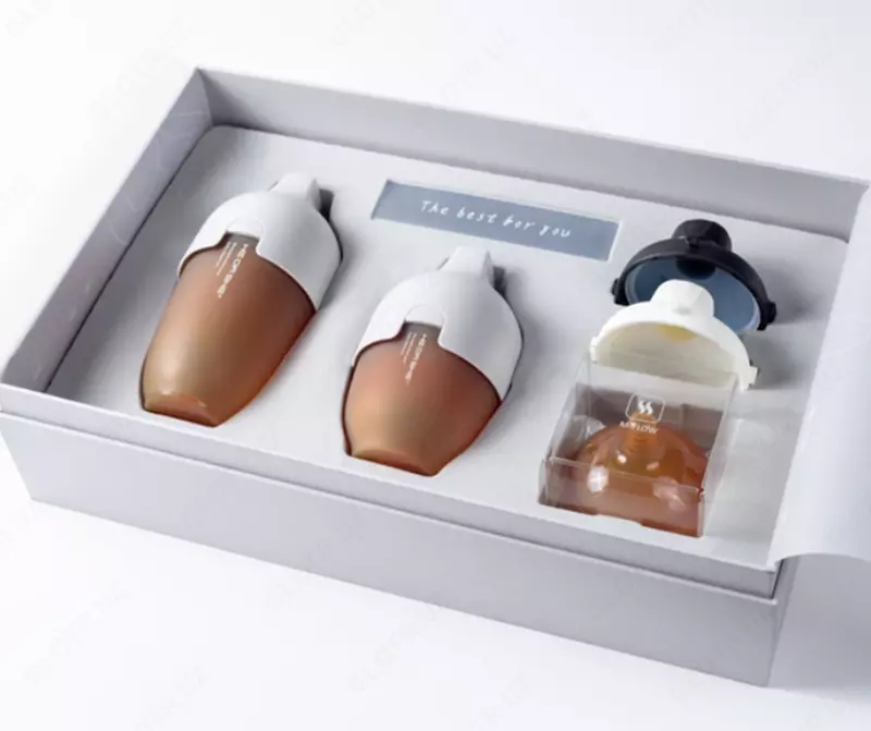 Премиальный подарочный набор детских бутылочек HEORSHE Ultra Wide Neck Premium Gift Set белый