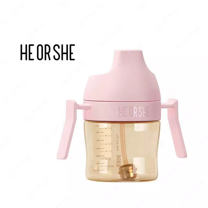 HEORSHE 210 ml og‘iz parvarishi uchun suvsizlantirmaydigan stakan, pushti