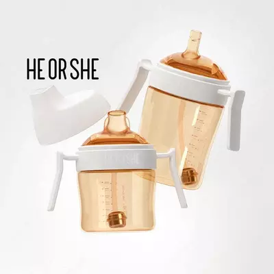 HEORSHE 300 ml og‘iz parvarishi uchun suvsizlantirmaydigan stakan, kulrang