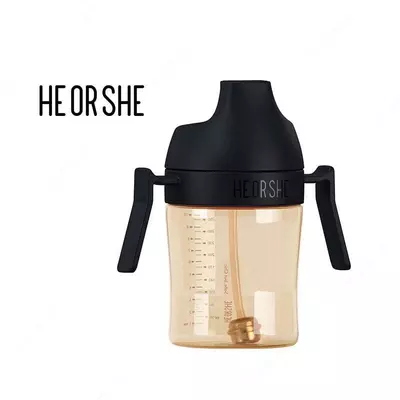 Поильник-непроливайка для ухода за полостью рта 300мл HEORSHE черный