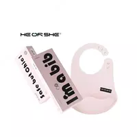 Нагрудник слюнявчик HEORSHE розовый