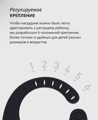 Нагрудник слюнявчик HEORSHE розовый