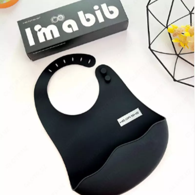 Нагрудник слюнявчик HEORSHE черный