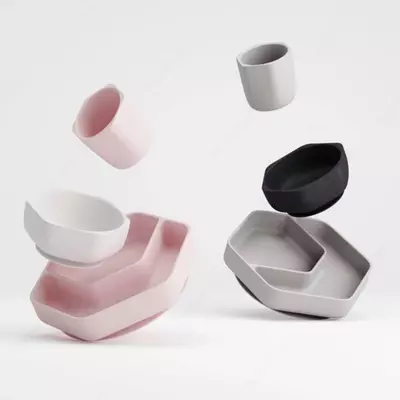 HEORSHE chaqaloqlarni oziqlantirish to‘plami, kulrang