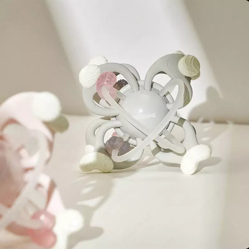 Прорезыватель для зубов HEORSHE space светло-серый