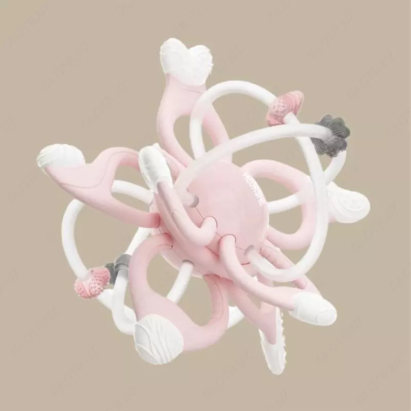 Прорезыватель для зубов HEORSHE space розовый