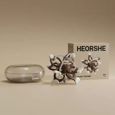 Прорезыватель для зубов HEORSHE space коричневый