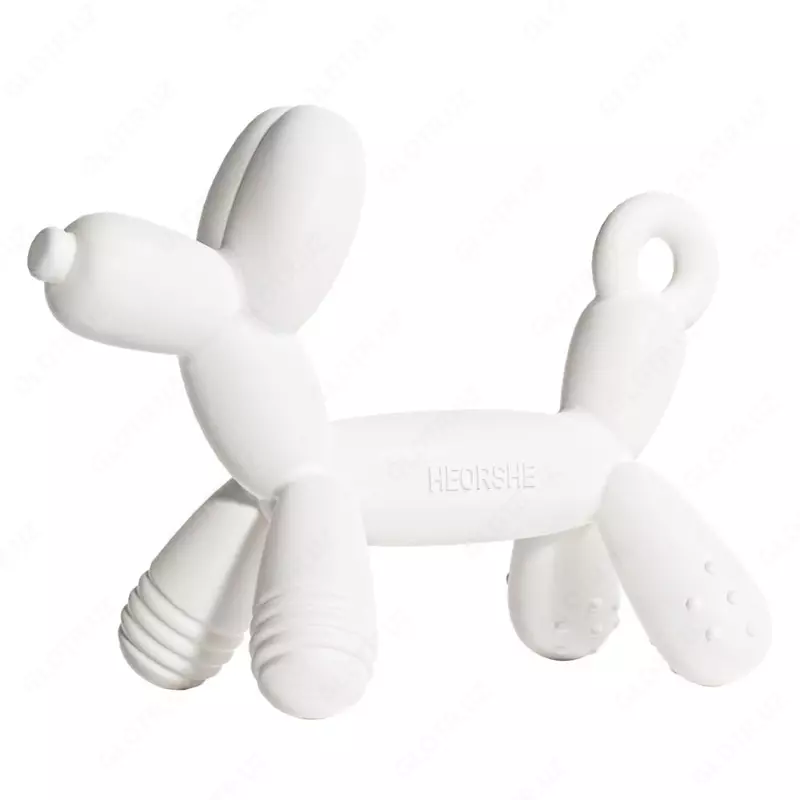 HEORSHE PUPPY silikon tish chiqargich, oq