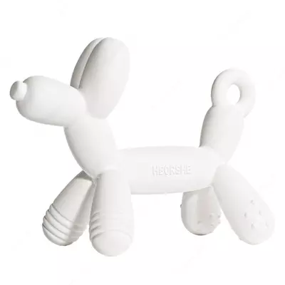 Силиконовый прорезыватель для зубов HEORSHE PUPPY белый