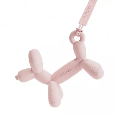 Силиконовый прорезыватель для зубов HEORSHE PUPPY розовый
