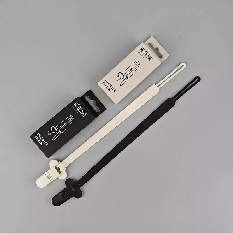 Силиконовый держатель для пустышки HEORSHE черный