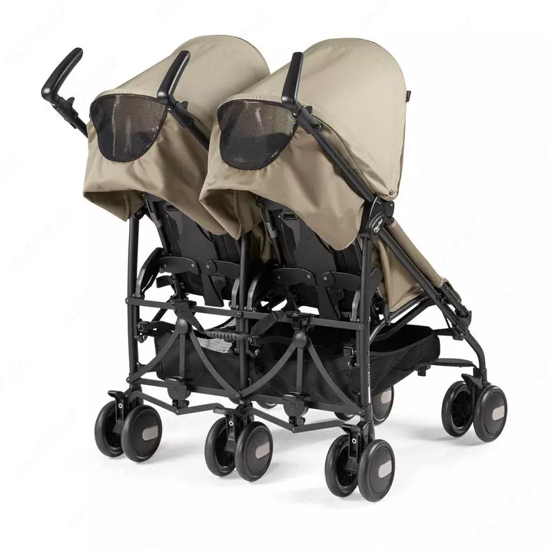 Peg-Perego Pliko Mini Twin Classico juftlik uchun aravachalar, bej