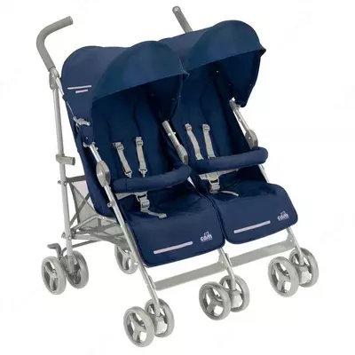 Коляска CAM TWIN FLIP COL.24 ROSSO синяя