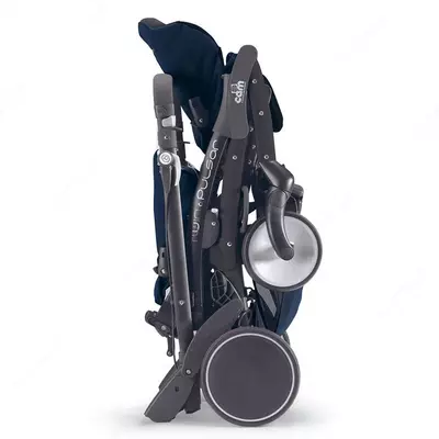 Коляска для двойни CAM TWIN PULSAR NEW GEMELLARE темно-синяя