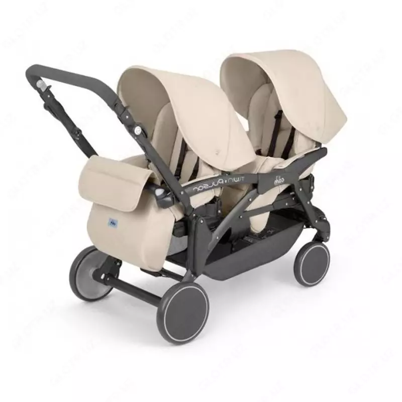 Коляска для двойни CAM TWIN PULSAR NEW GEMELLARE кремовый