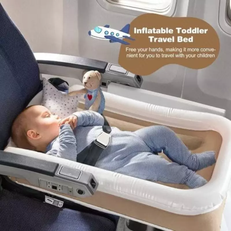 Автомобильный надувной матрас для младенцев, детское сиденье безопасности для поездок, 80x60x50 cm (Ассортимент) NEW