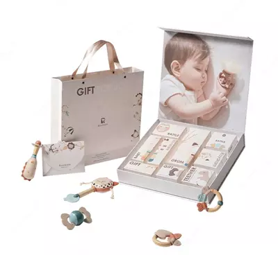 Подарочный набор успокаивающих погремушек Royalcare для новорожденных