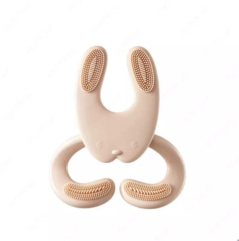 Royal Care silikon tish tozalagich (til tozalagich) Rabbit uchun  BPAsiz 0+ (YANGI)