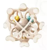 Royal Care Sensory Manhattan Gewster sharli tish chotkasi  chaqaloqlar uchun oziq-ovqat darajasidagi silikon chaynash oyinchogi (YANGI)