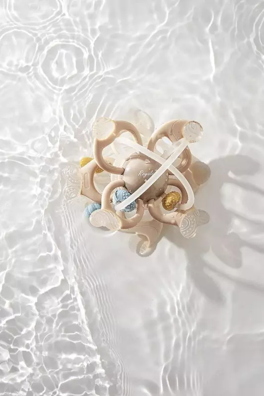 Прорезыватель "Royal Сare" Sensory Manhattan Gewster Bal, пищевая силиконовая жевательная игрушка для младенцев (NEW)