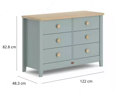  Boori Universal 6 tortmali komod  Blueberry and Almond rangi - 