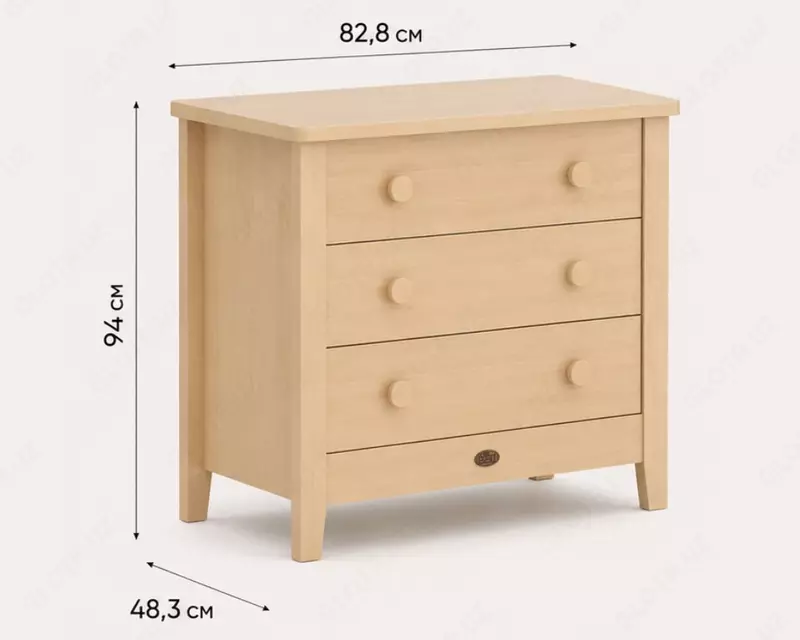  Boori — Комод с 3 ящиками  цвет Almond - 