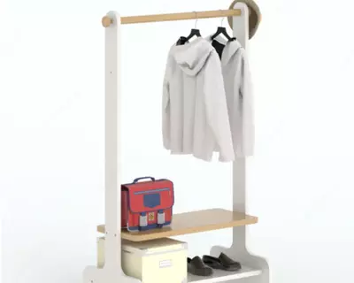  Boori — Вешалка для одежды Tidy  цвет Barley White and Beech Только в розницу