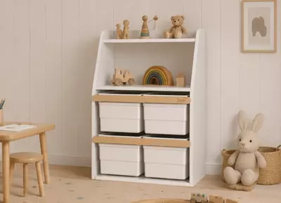 Boori Kids Tidy integratsiyalashgan saqlash moduli  Barley va Almond rangi