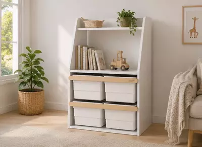  Boori Kids Tidy integratsiyalashgan saqlash moduli  Barley va Almond rangi