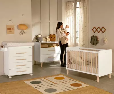  MICUNA — Детская ванночка BABYBATH B-1960 TREVI  цвет White / Natural Wax / Beige Stars Только в розницу